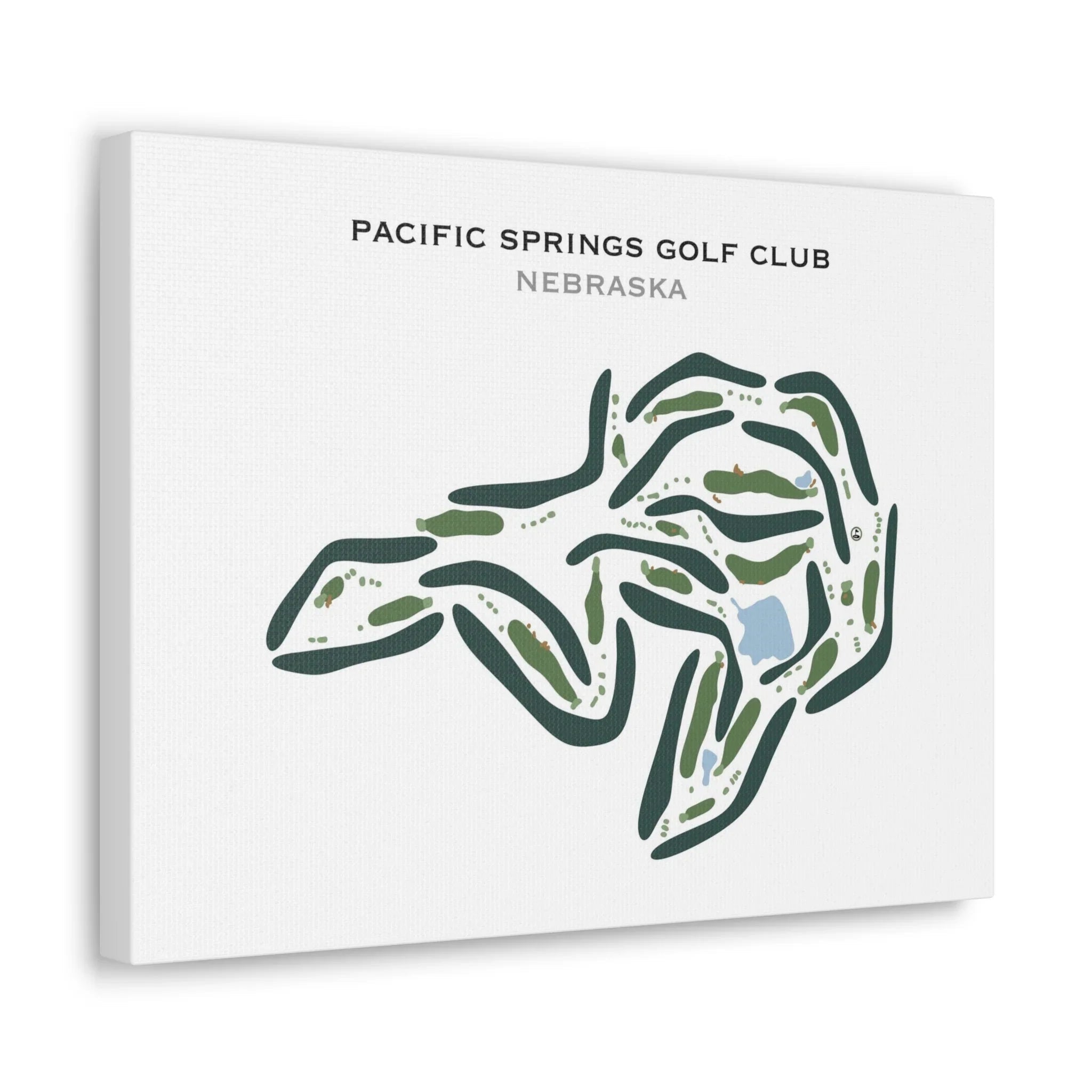 Pacific Springs Golf Club, Nebraska - Printed Golf Courses