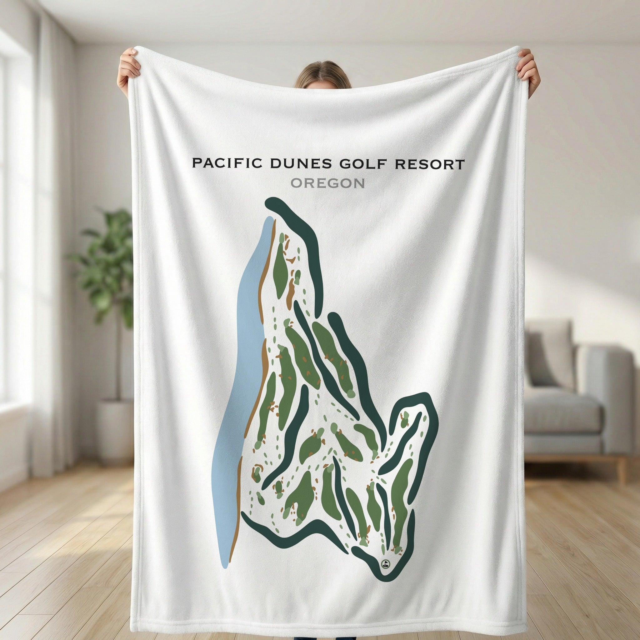 Pacific Dunes Golf Resort, Oregon - Printed Golf Courses