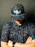 Drippy Black Paint Hat