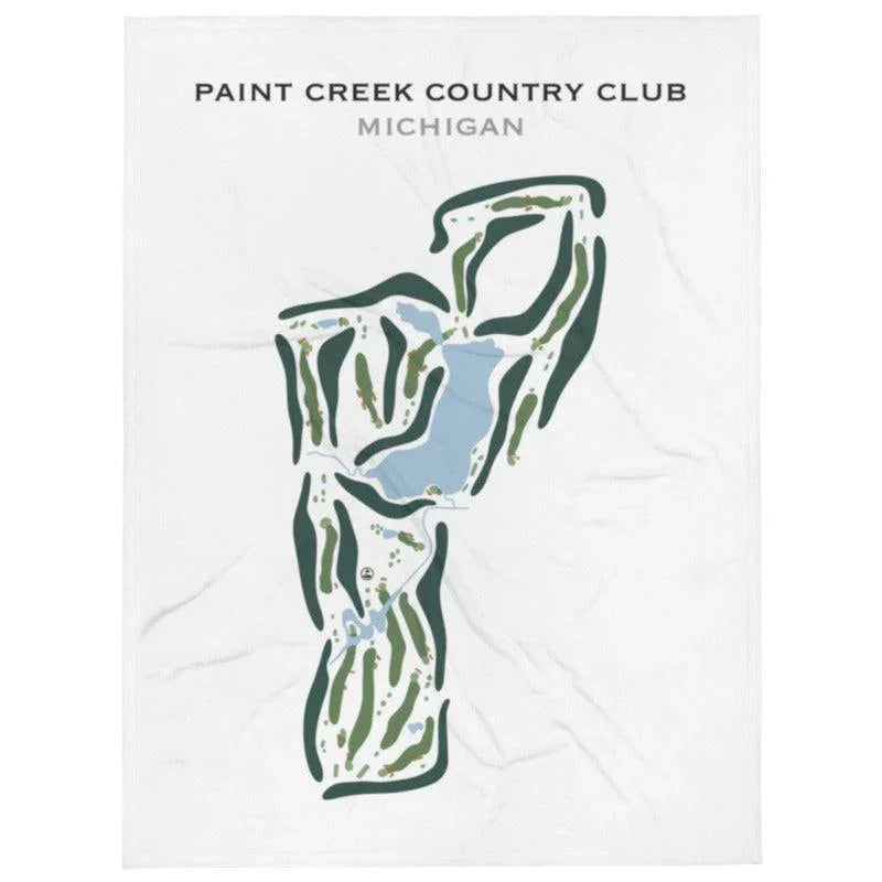 Paint Creek Country Club, Michigan - Printed Golf Course
