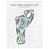 Paint Creek Country Club, Michigan - Printed Golf Course