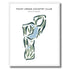 Paint Creek Country Club, Michigan - Printed Golf Course