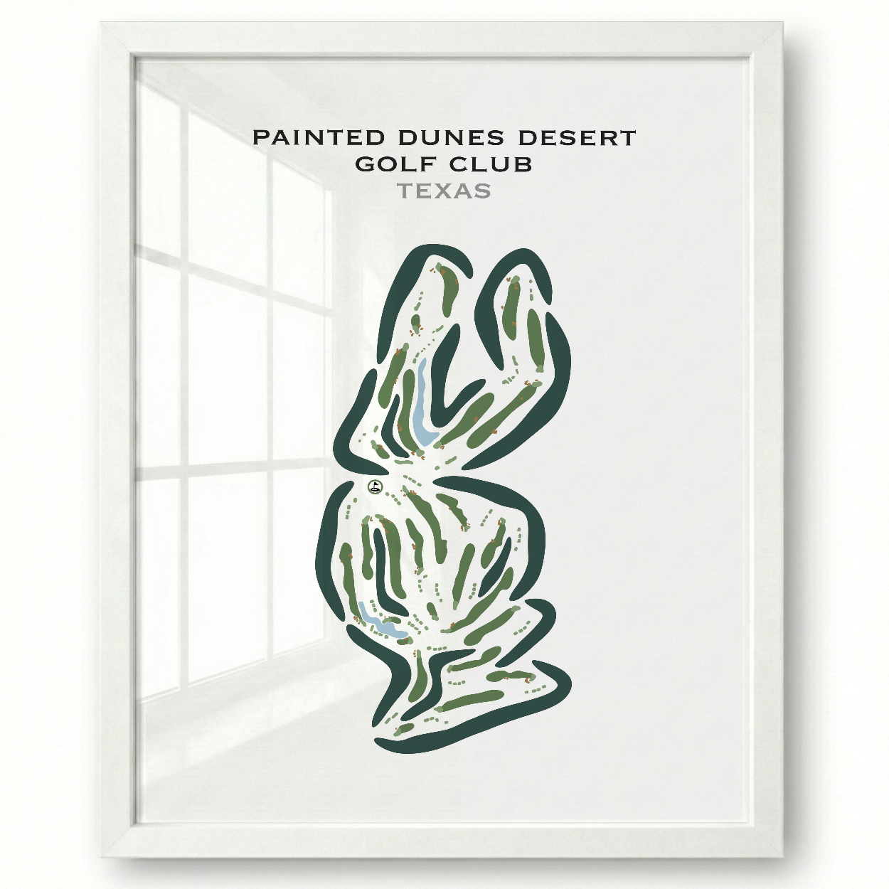 Painted Dunes Desert Golf Club, Texas - Printed Golf Courses
