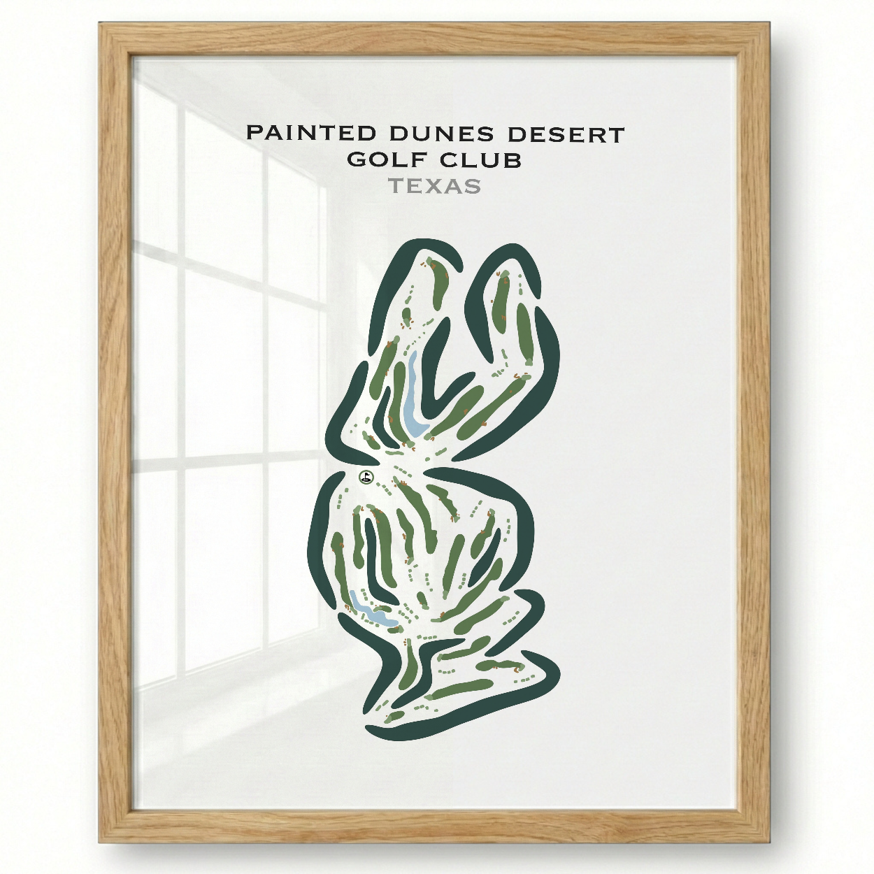Painted Dunes Desert Golf Club, Texas - Printed Golf Courses