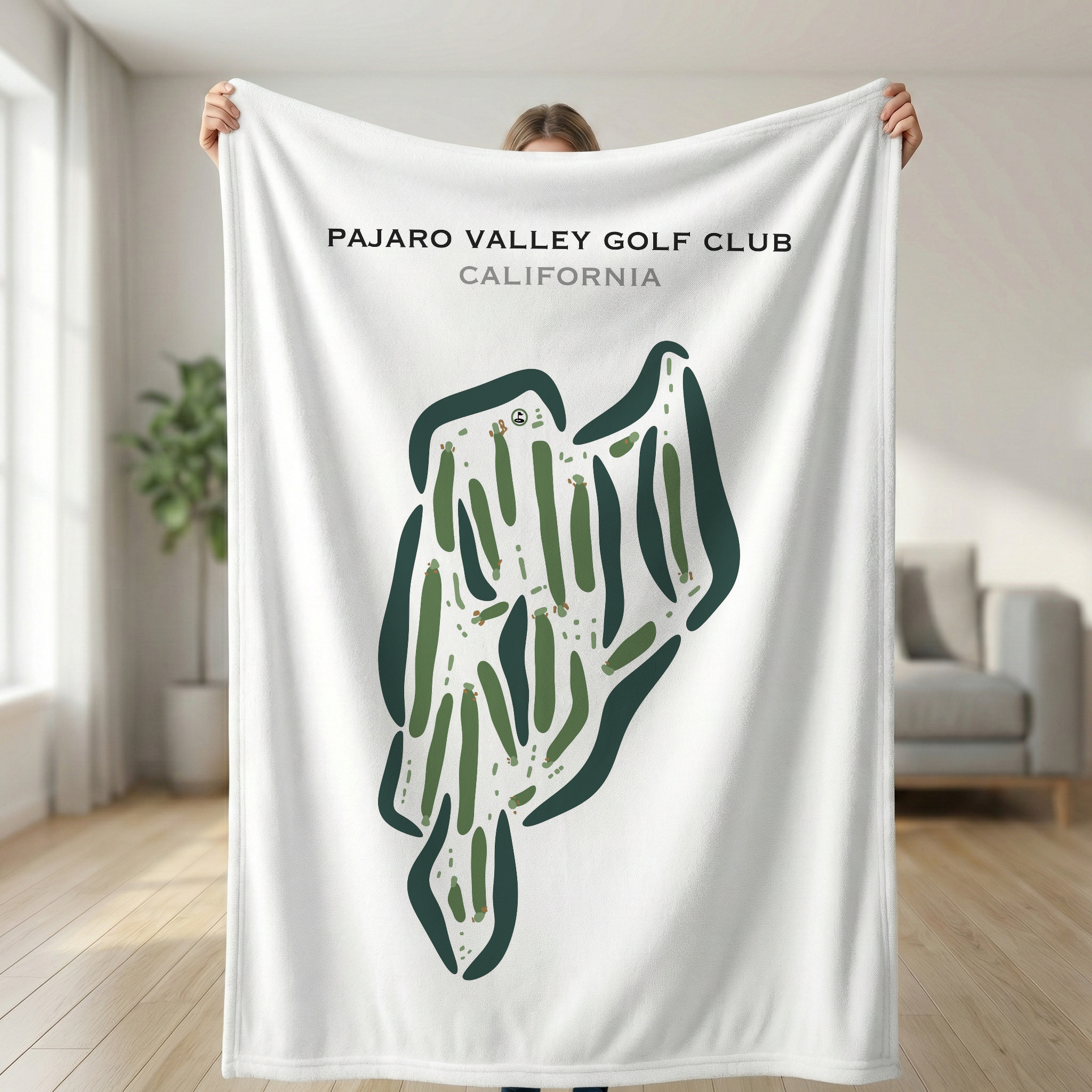 Pajaro Valley Golf Club, California - Printed Golf Courses