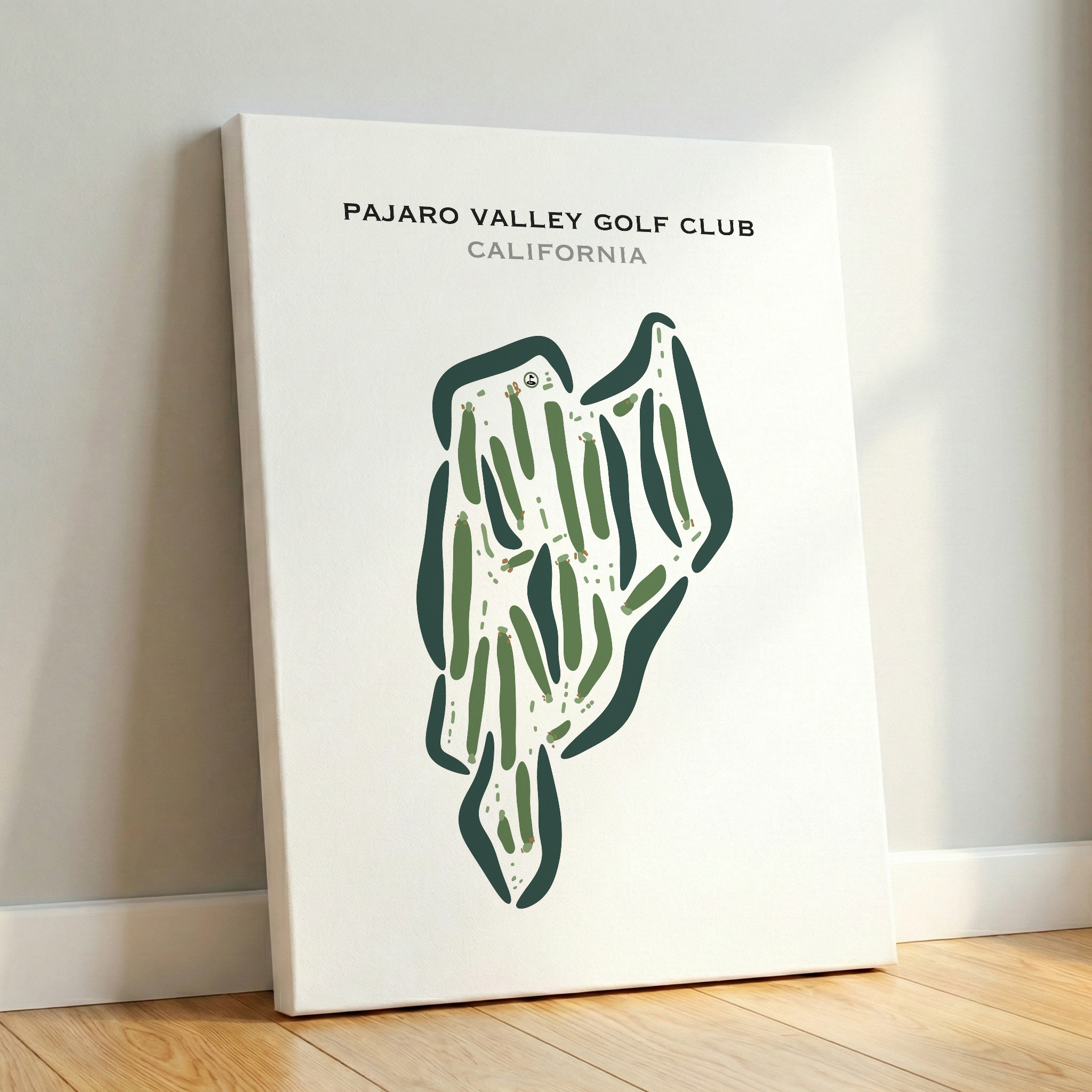 Pajaro Valley Golf Club, California - Printed Golf Courses