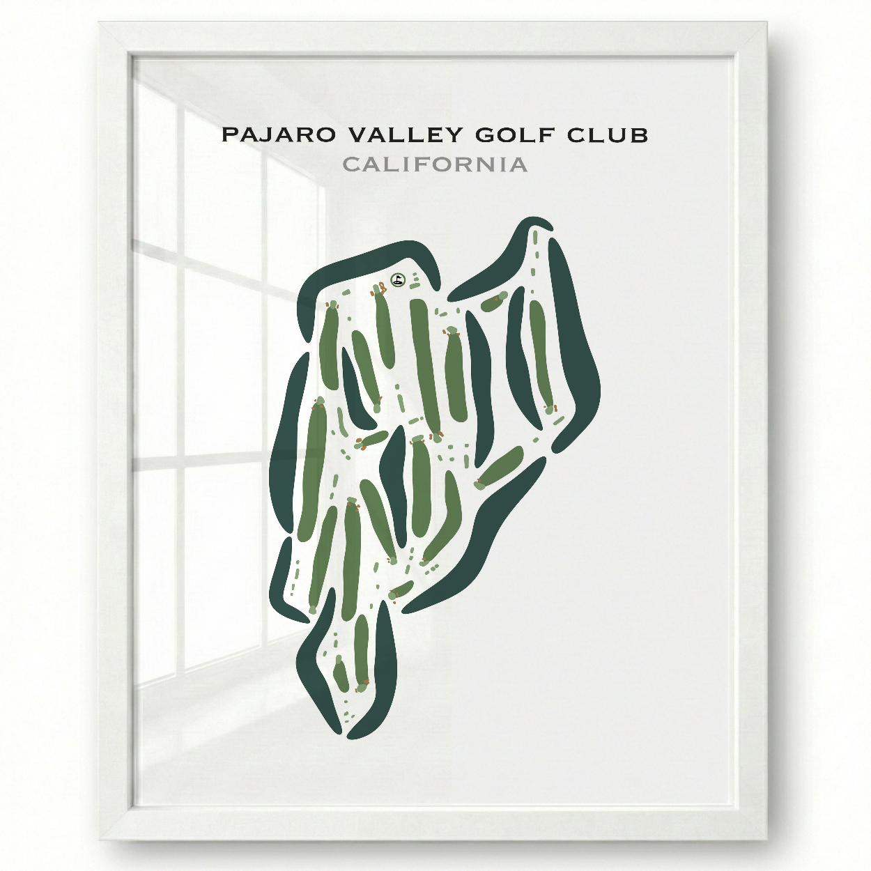 Pajaro Valley Golf Club, California - Printed Golf Courses
