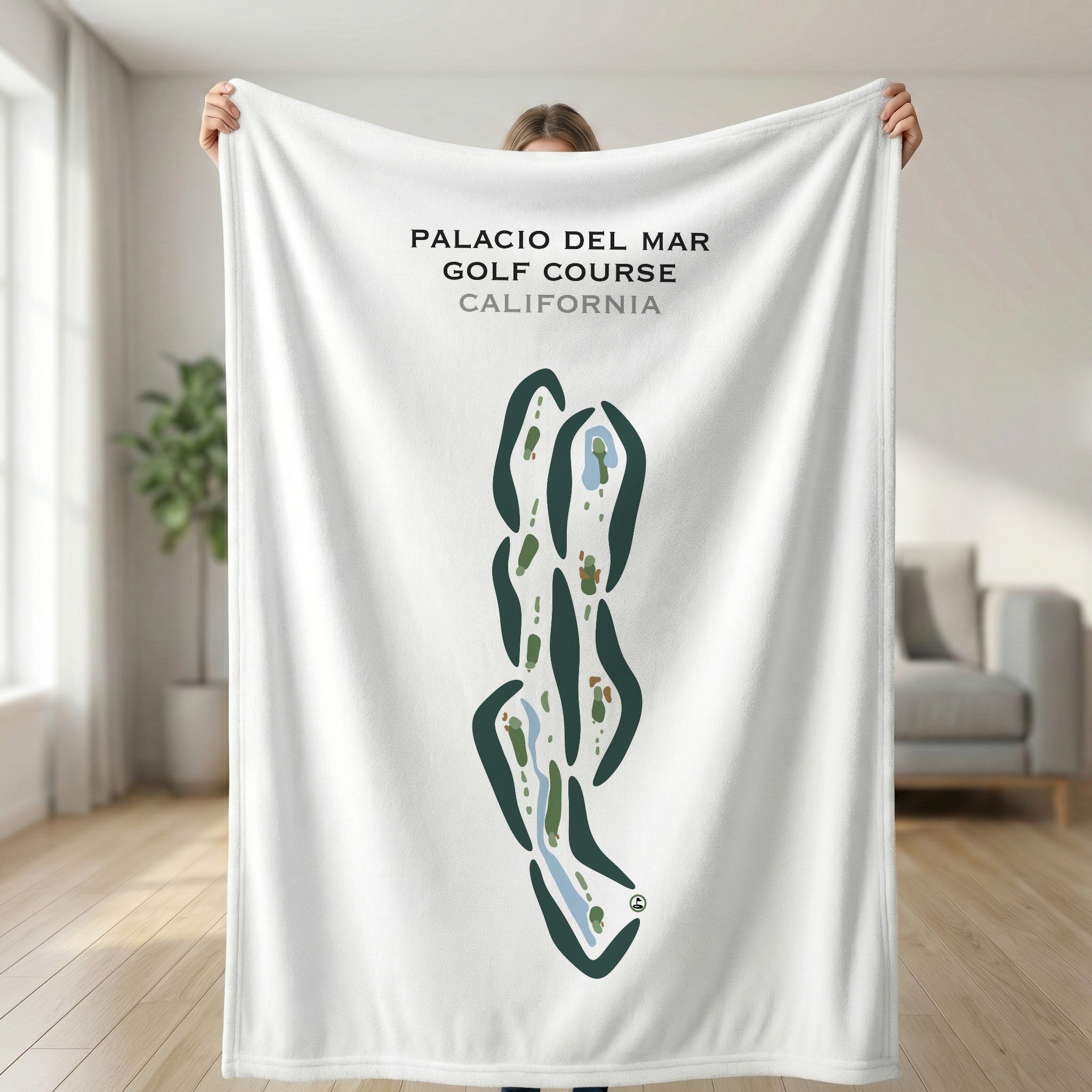 Palacio Del Mar Golf Course, California - Printed Golf Courses