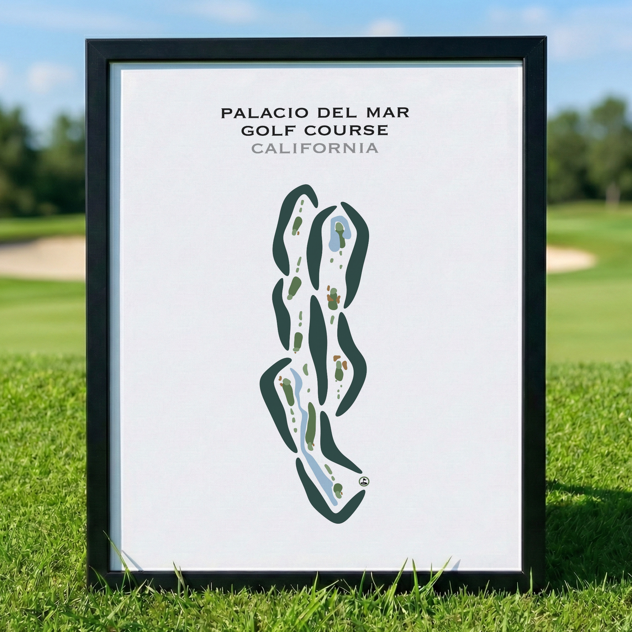 Palacio Del Mar Golf Course, California - Printed Golf Courses