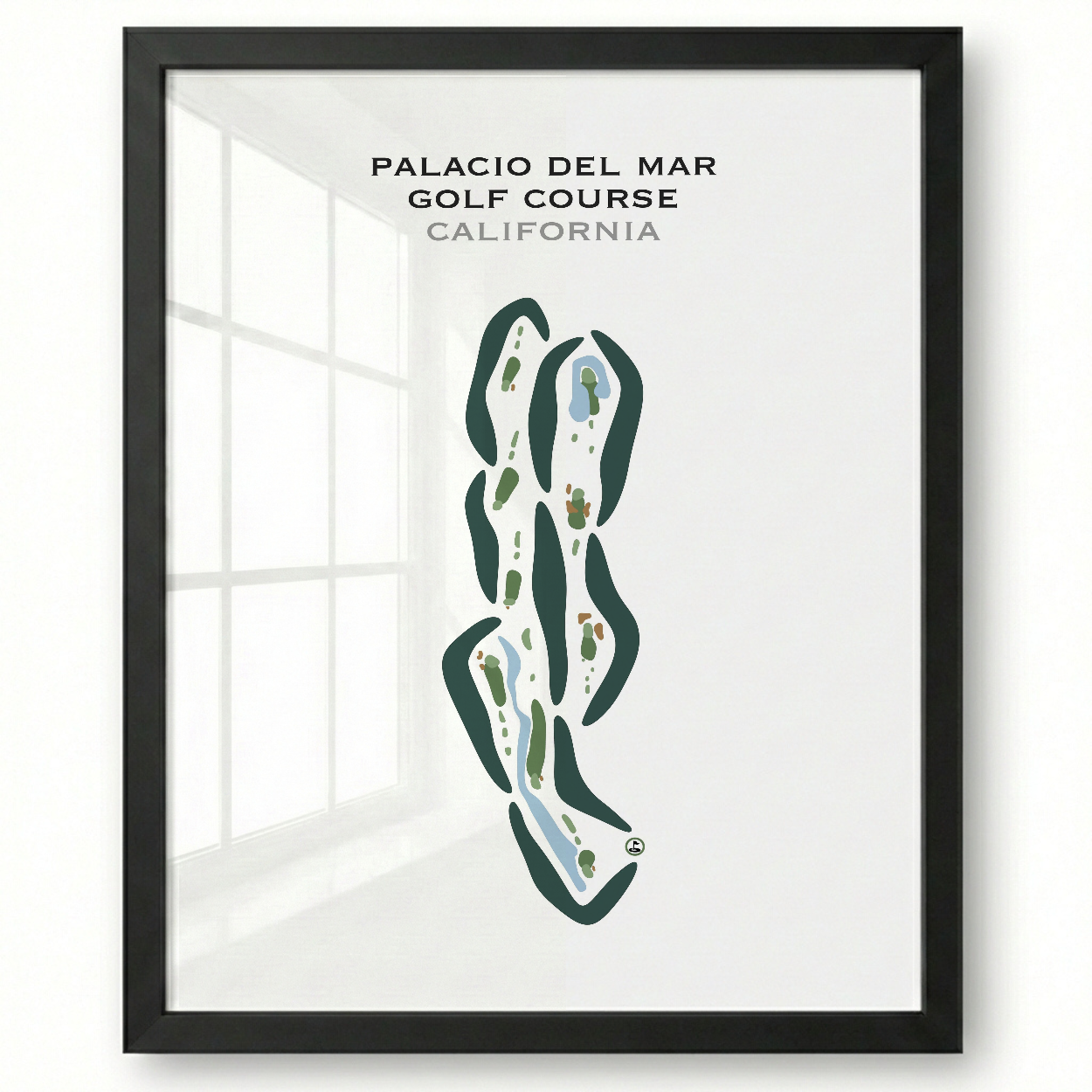 Palacio Del Mar Golf Course, California - Printed Golf Courses