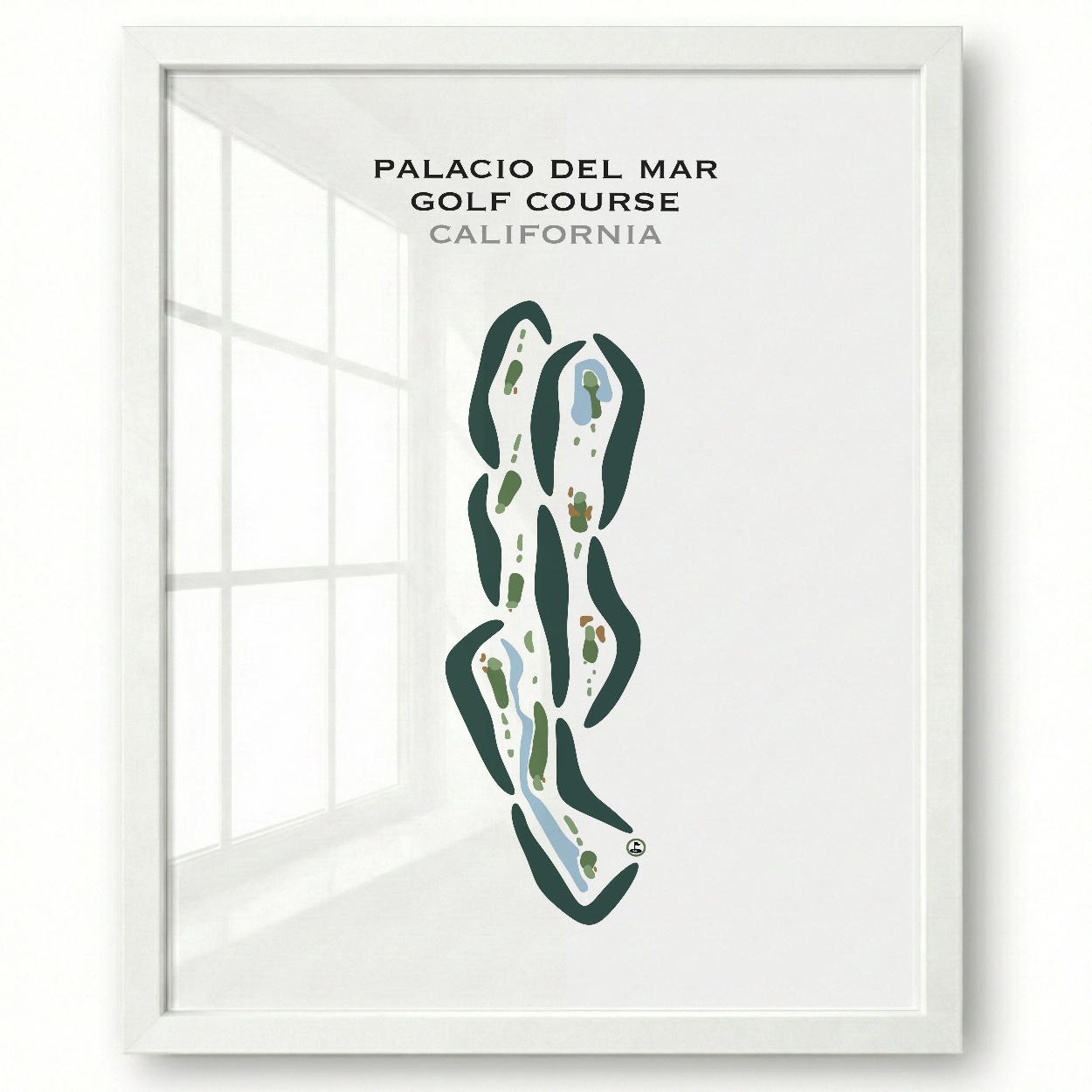Palacio Del Mar Golf Course, California - Printed Golf Courses