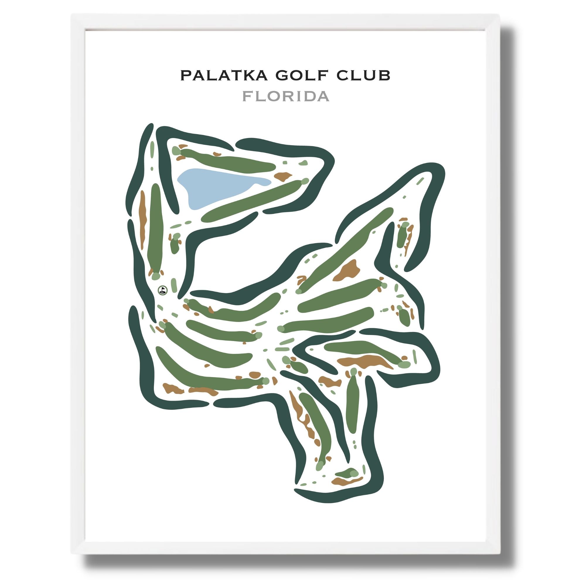 Palatka Golf Club, Florida - Printed Golf Courses