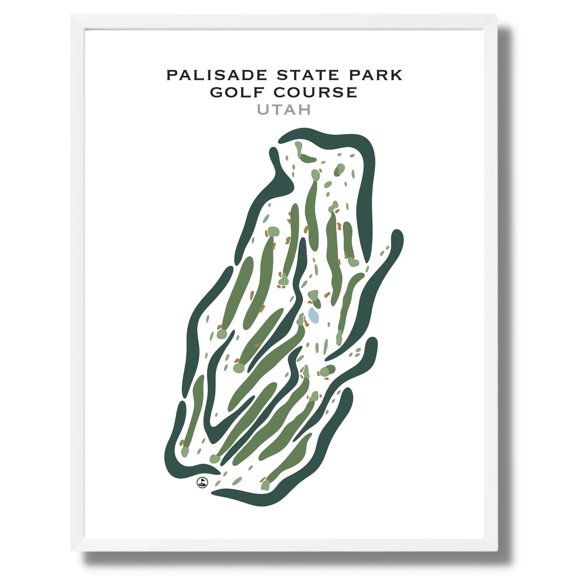 Palisades State Park Golf Course, Sterling Utah - Printed Golf Courses