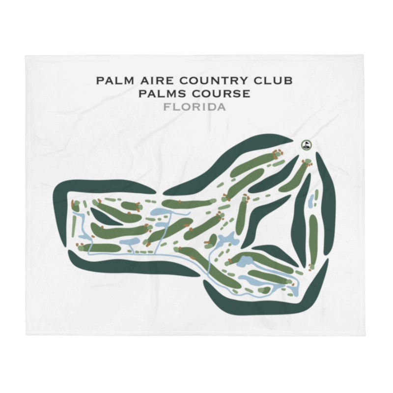 Palm Aire Country Club - Palms Course, Florida - Printed Golf Courses
