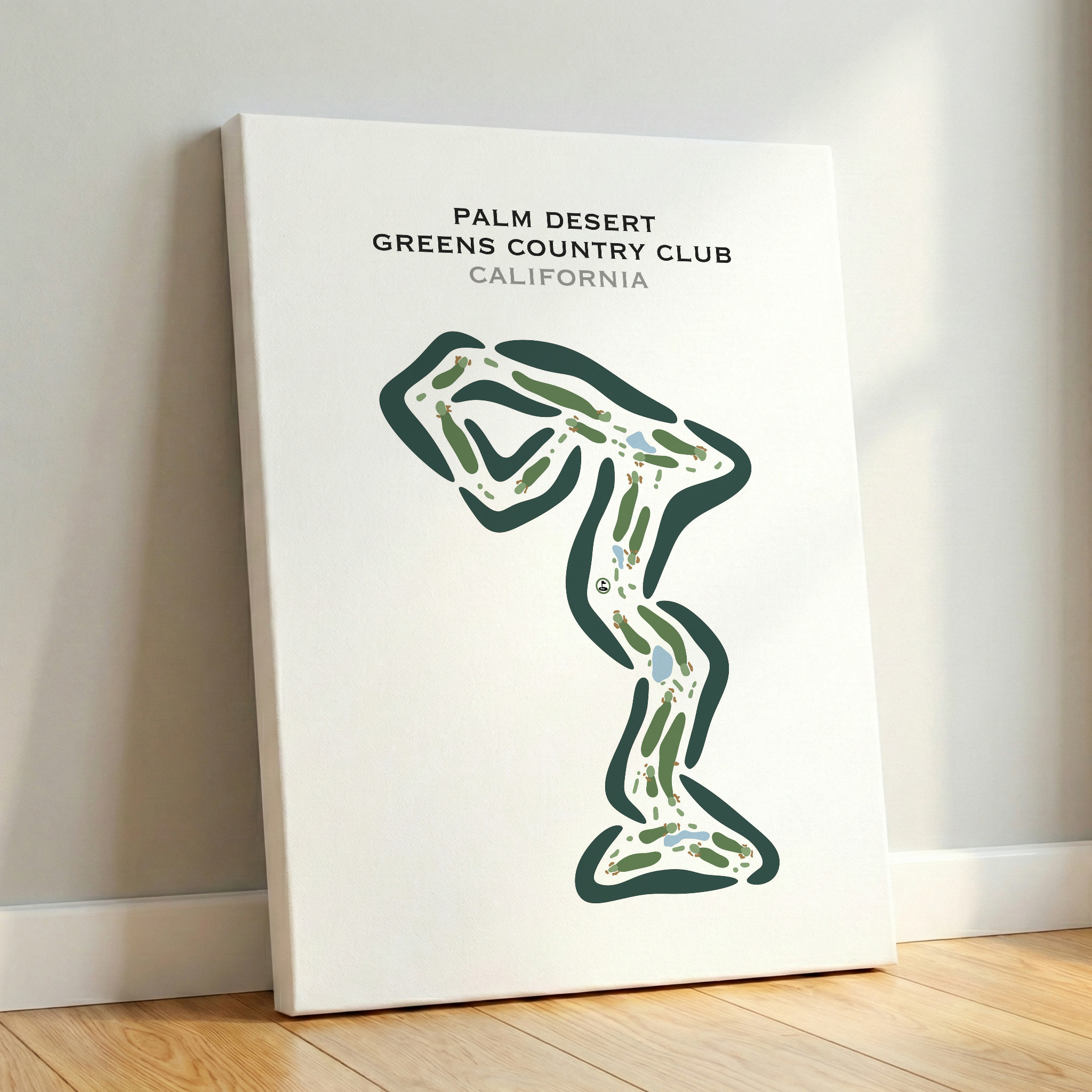 Palm Desert Greens Country Club, California - Printed Golf Course
