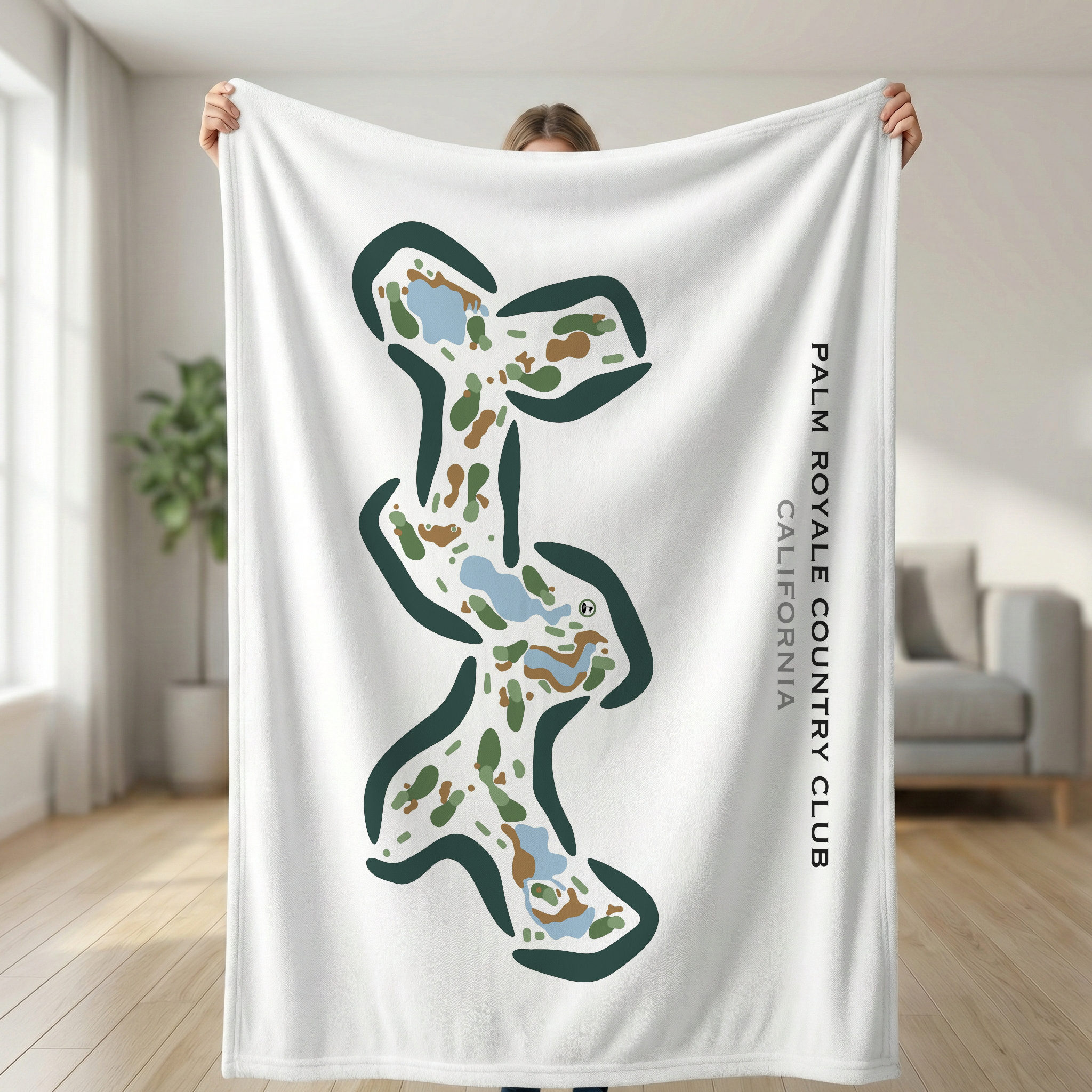 Palm Royale Country Club, California - Printed Golf Courses