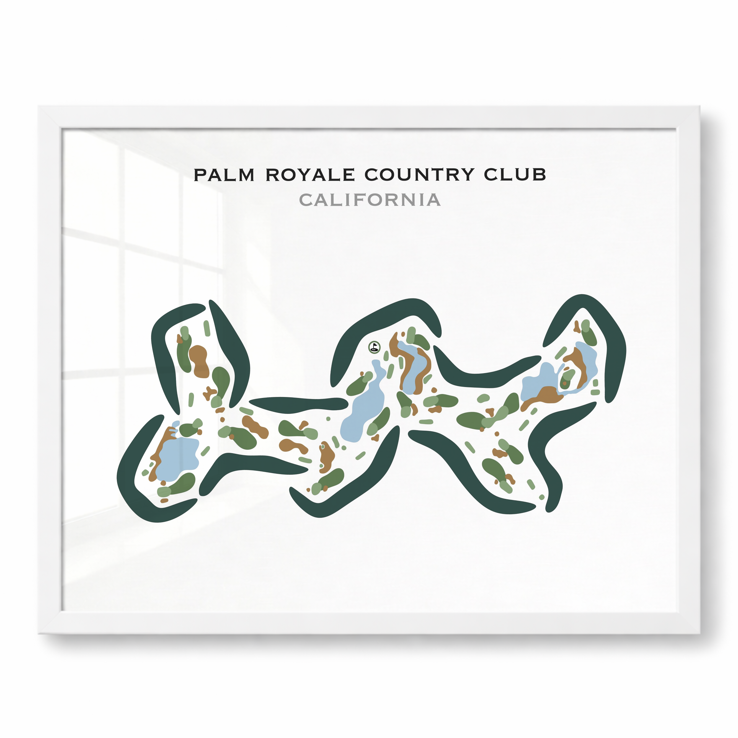 Palm Royale Country Club, California - Printed Golf Courses