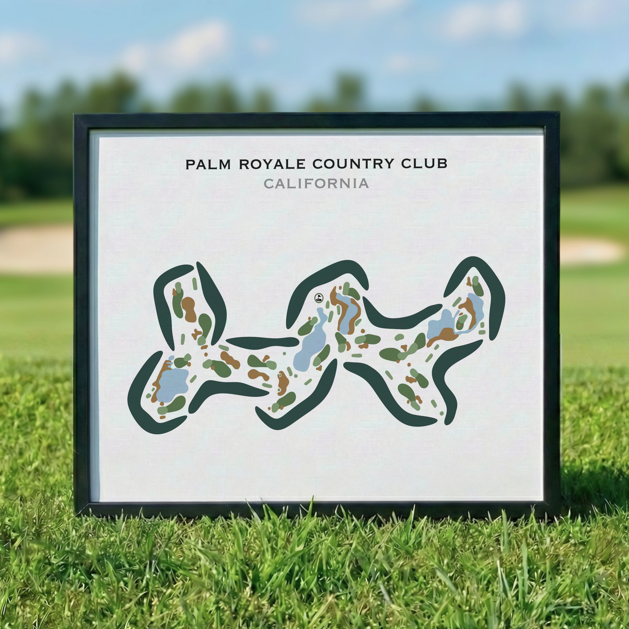 Palm Royale Country Club, California - Printed Golf Courses