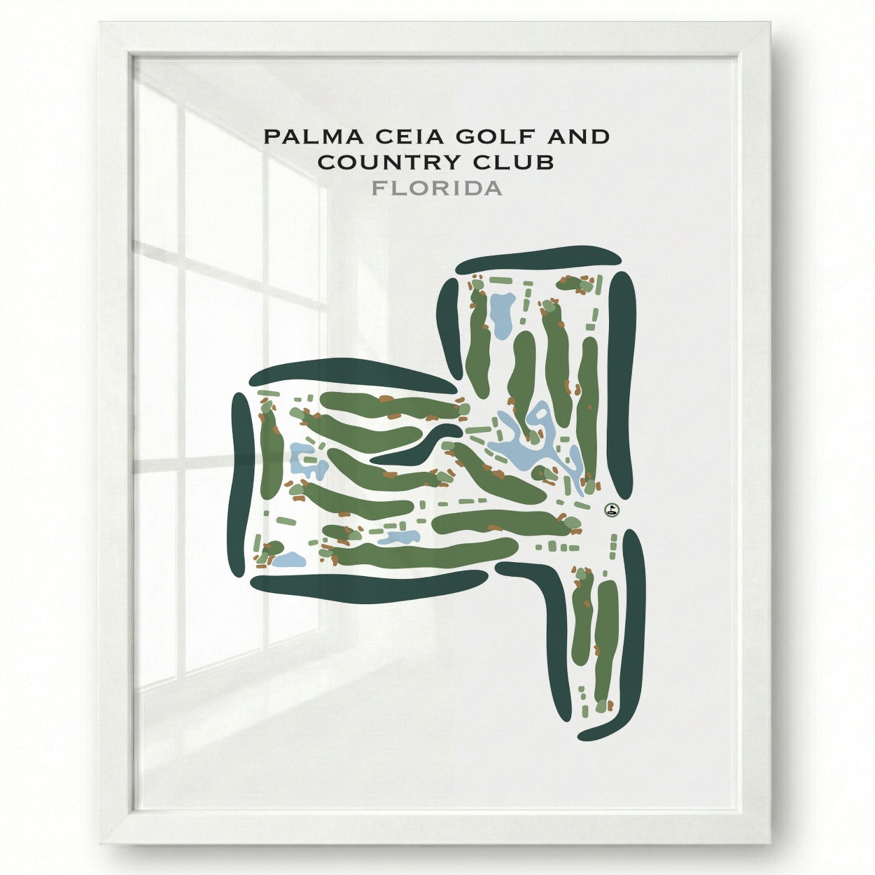 Palma Ceia Golf & Country Club, Florida - Printed Golf Courses