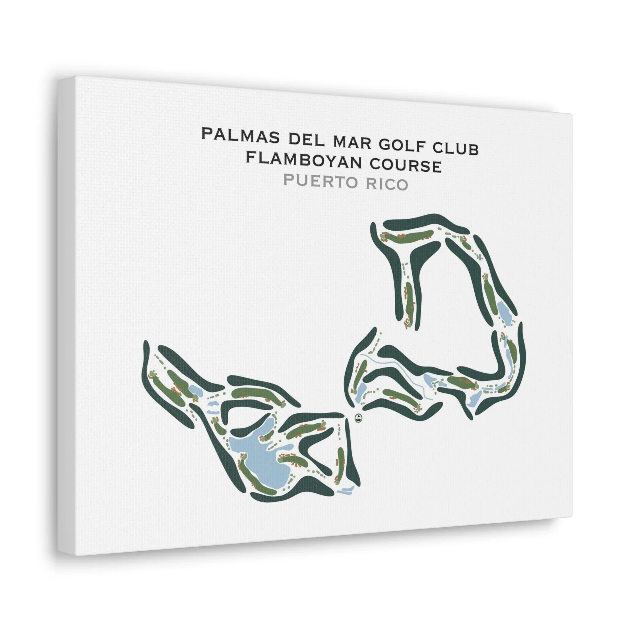 Palmas Del Mar Golf Club, Flamboyan Golf Course, Puerto Rico - Printed Golf Course