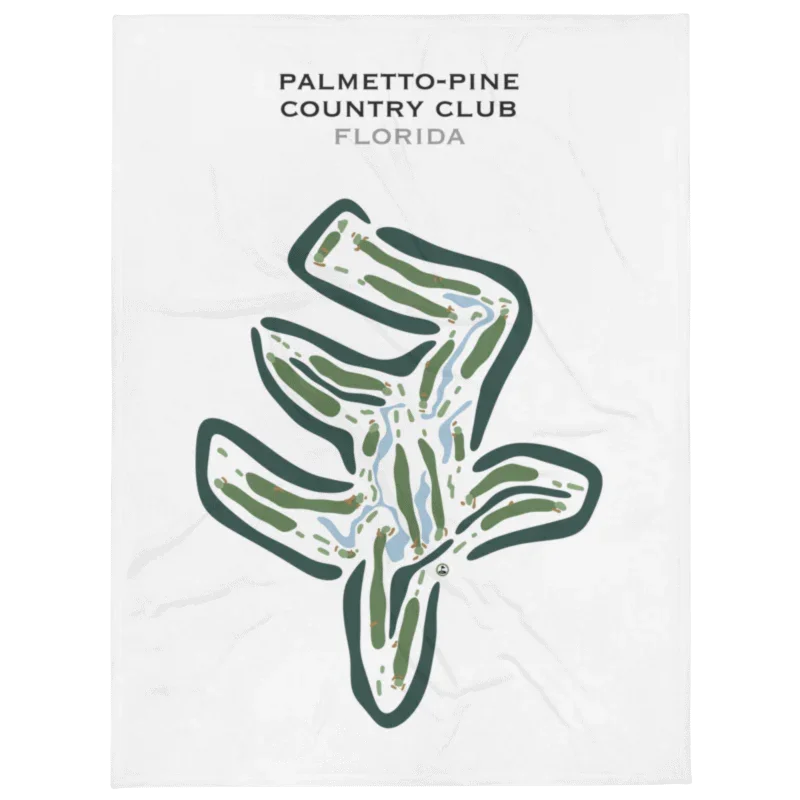 Palmetto-Pine Country Club, Florida - Printed Golf Courses