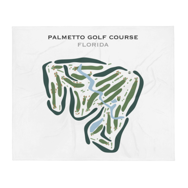 Palmetto Golf Course, Florida - Printed Golf Courses