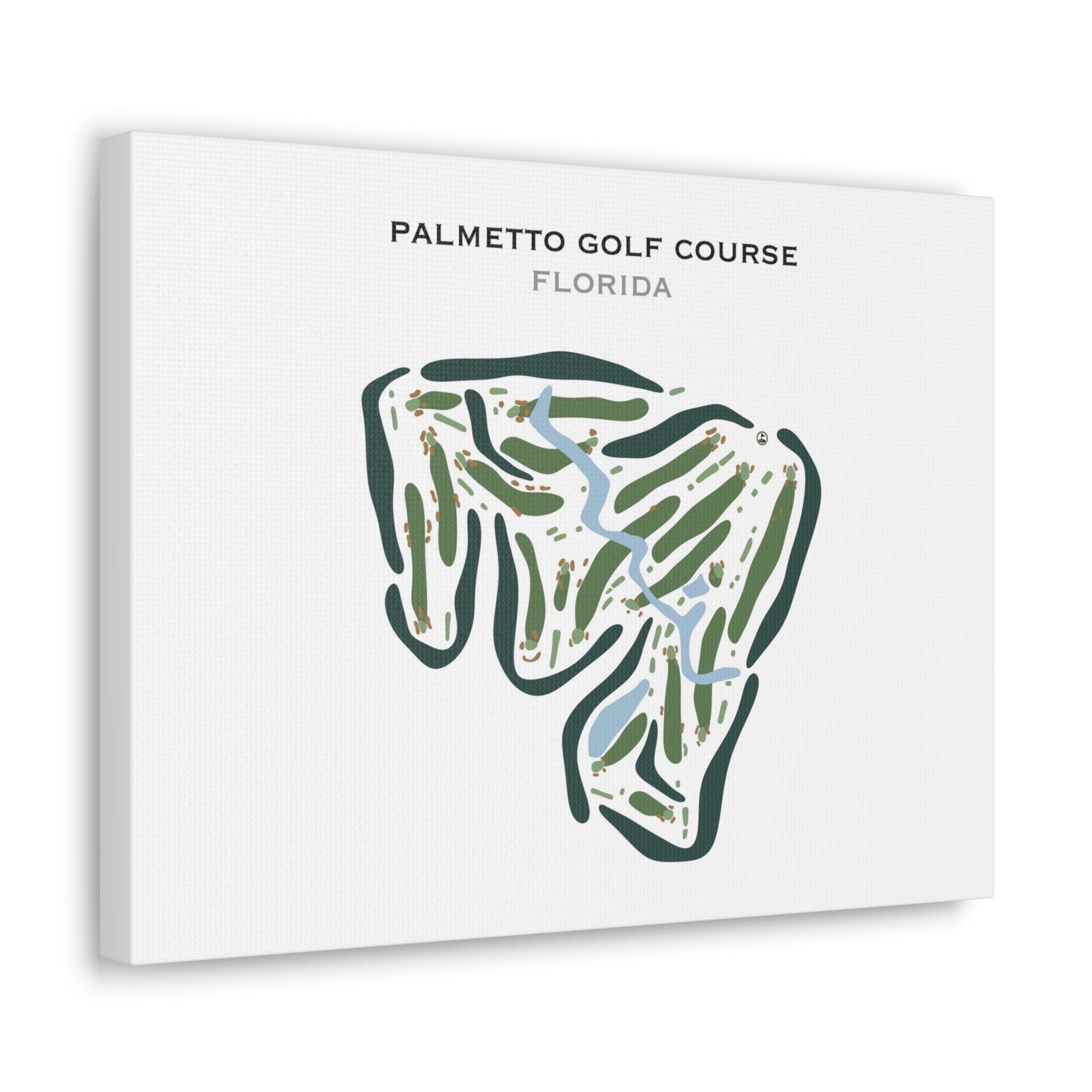 Palmetto Golf Course, Florida - Printed Golf Courses