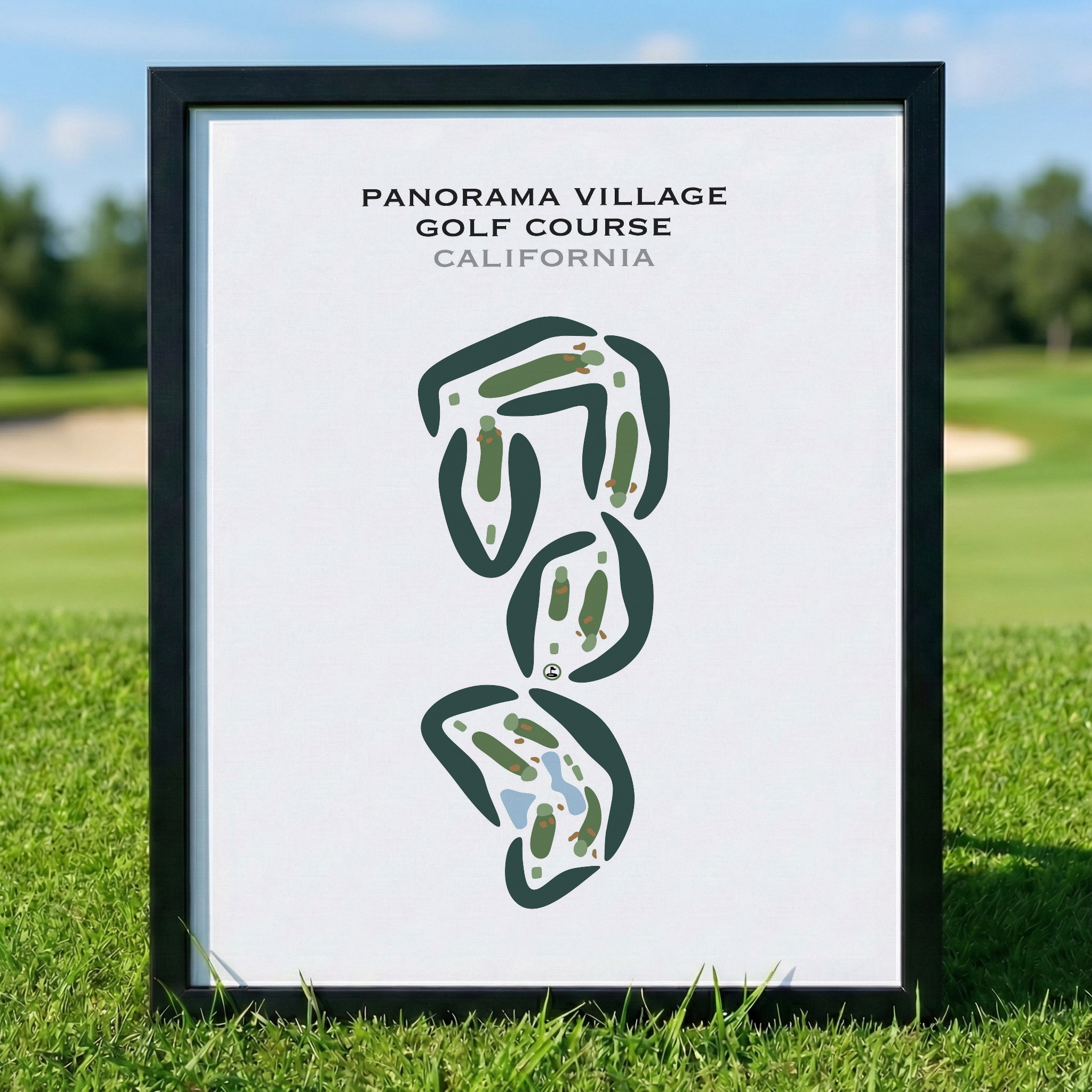 Panorama Village Golf Course, California - Printed Golf Courses
