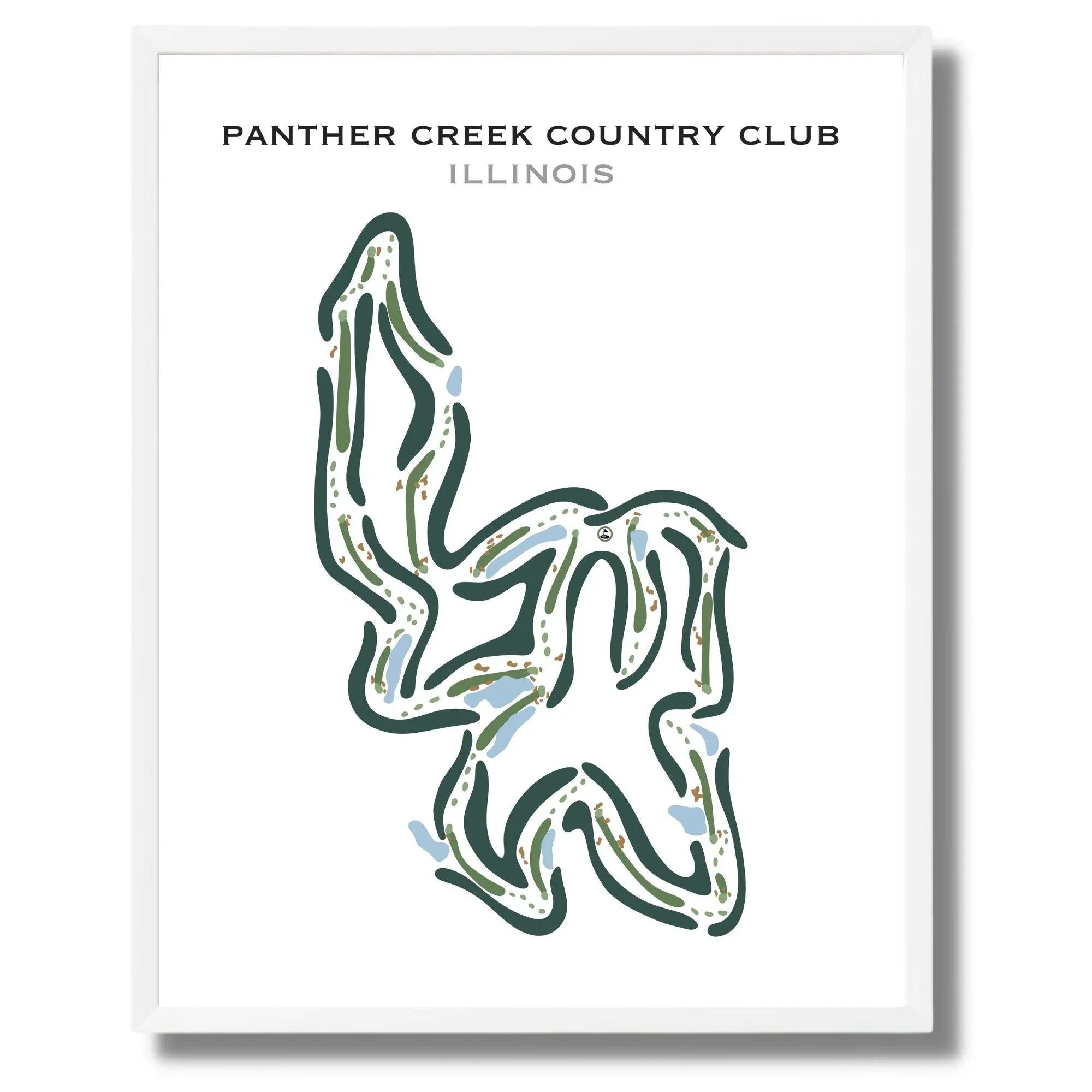 Panther Creek Country Club, Illinois - Printed Golf Courses