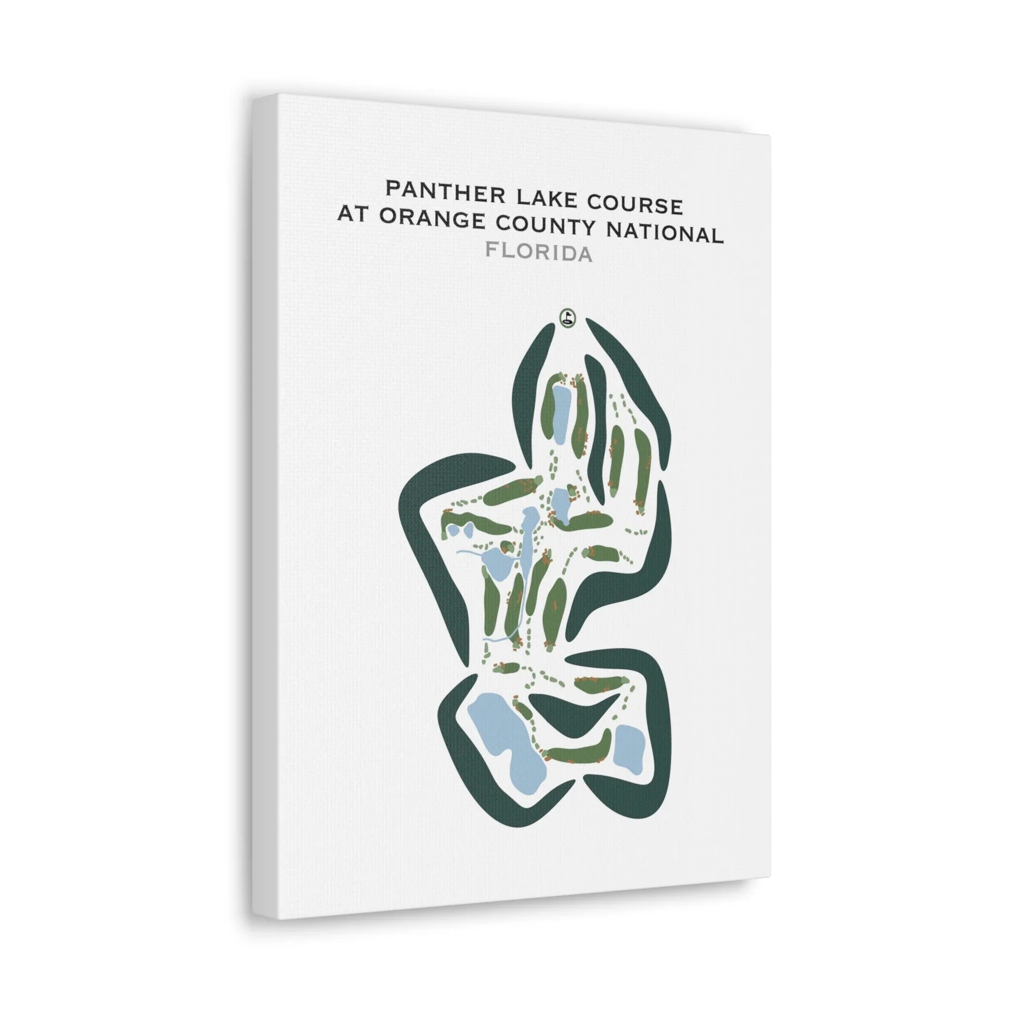 Panther Lake Course at Orange County National, Winter Garden, Florida - Printed Golf Courses