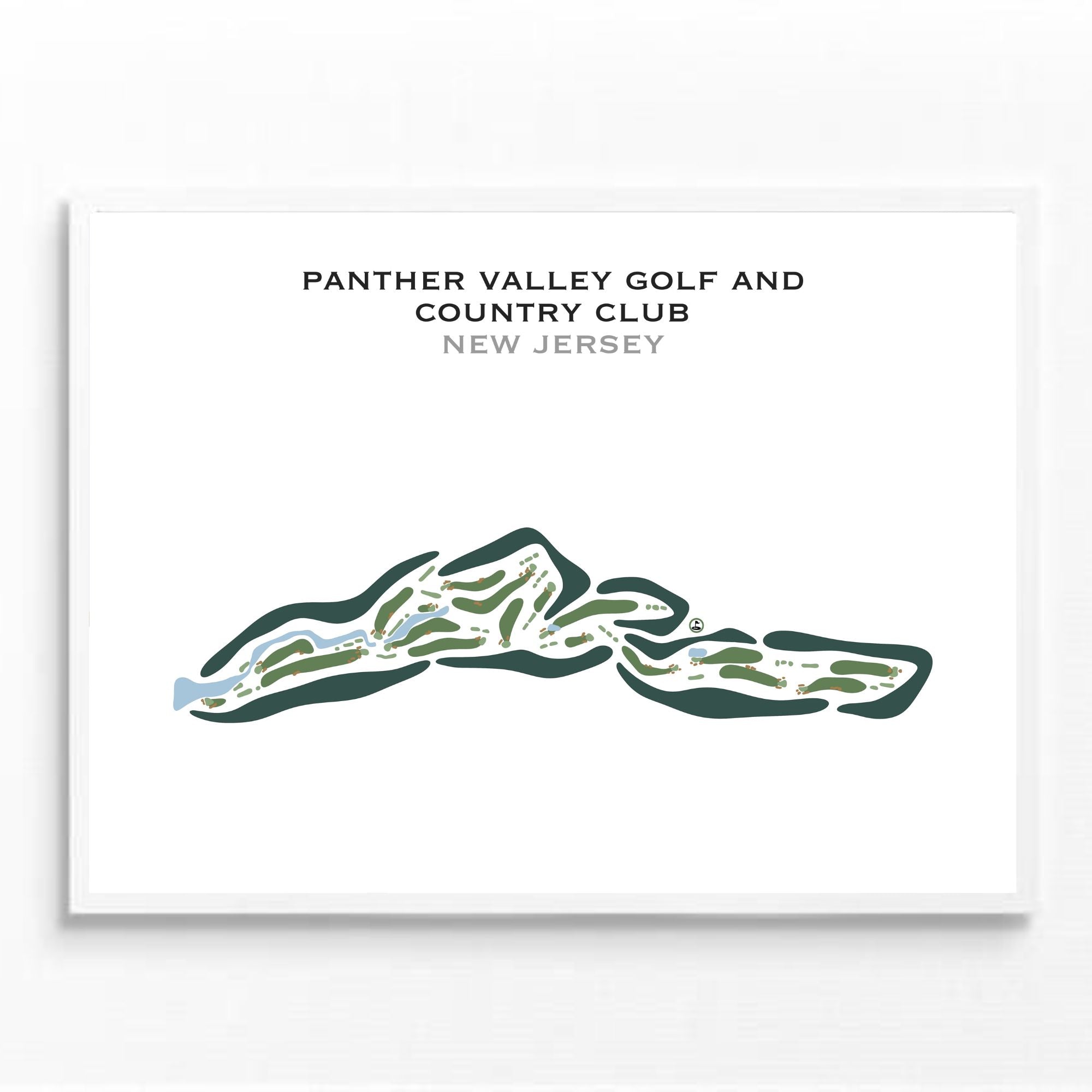 Panther Valley Golf & Country Club, New Jersey - Printed Golf Courses