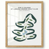 Par 3 Course at Laguna Woods Golf Club, California - Printed Golf Courses