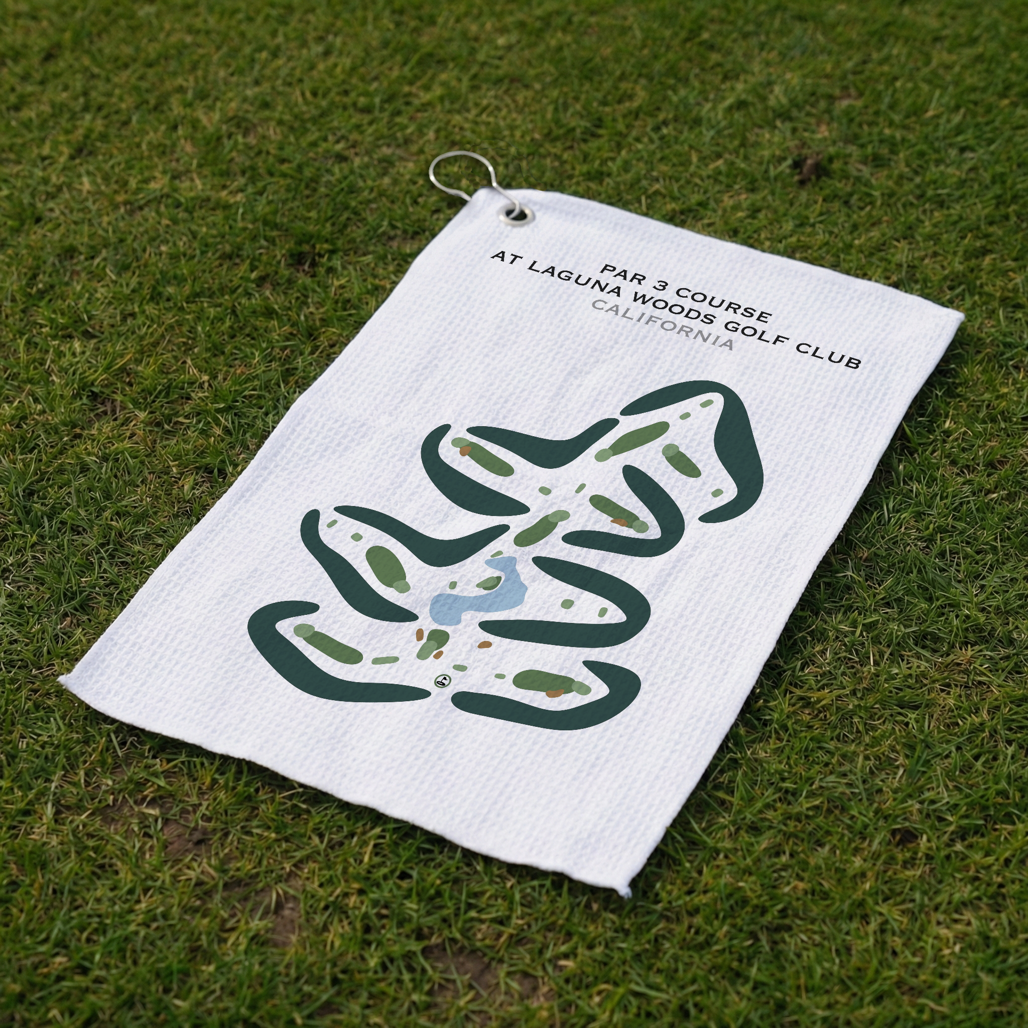 Par 3 Course at Laguna Woods Golf Club, California - Printed Golf Courses