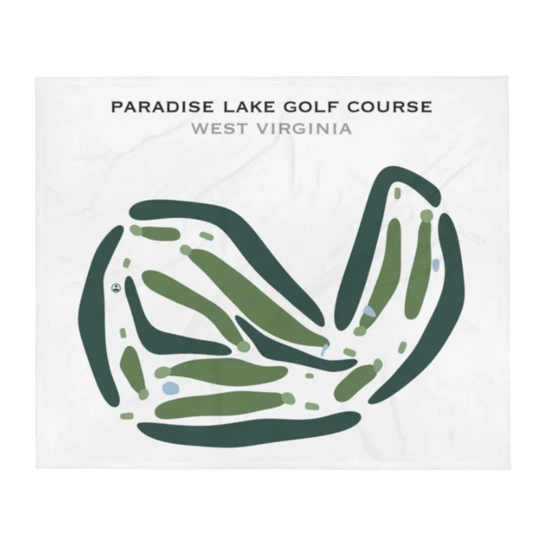 Paradise Lake Golf Course, West Virginia - Printed Golf Courses