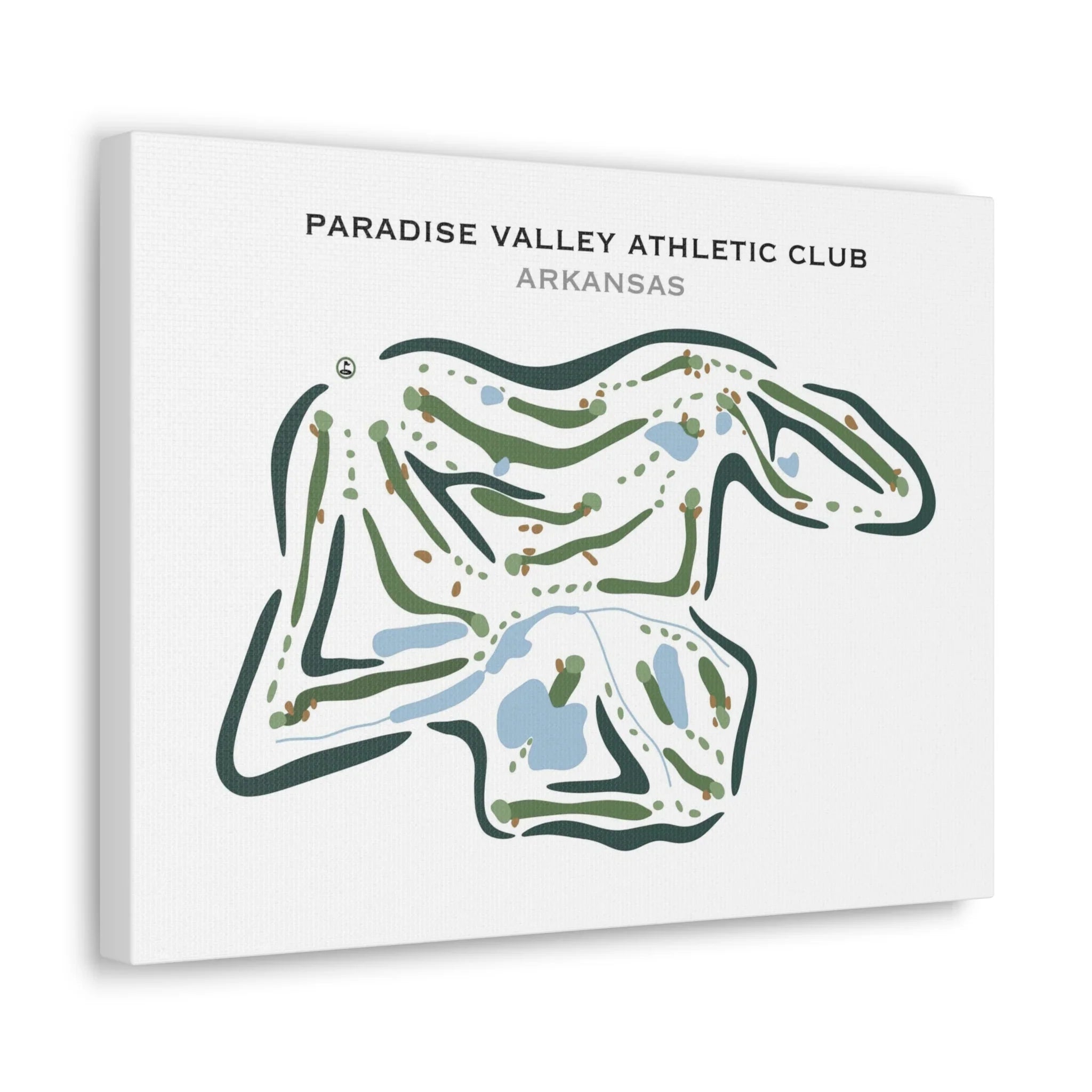 Paradise Valley Athletic Club, Arkansas - Printed Golf Courses