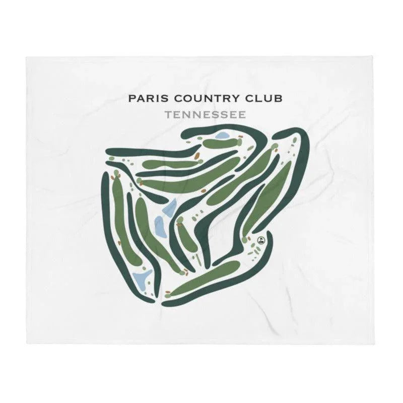 Paris Country Club, Tennessee - Printed Golf Courses