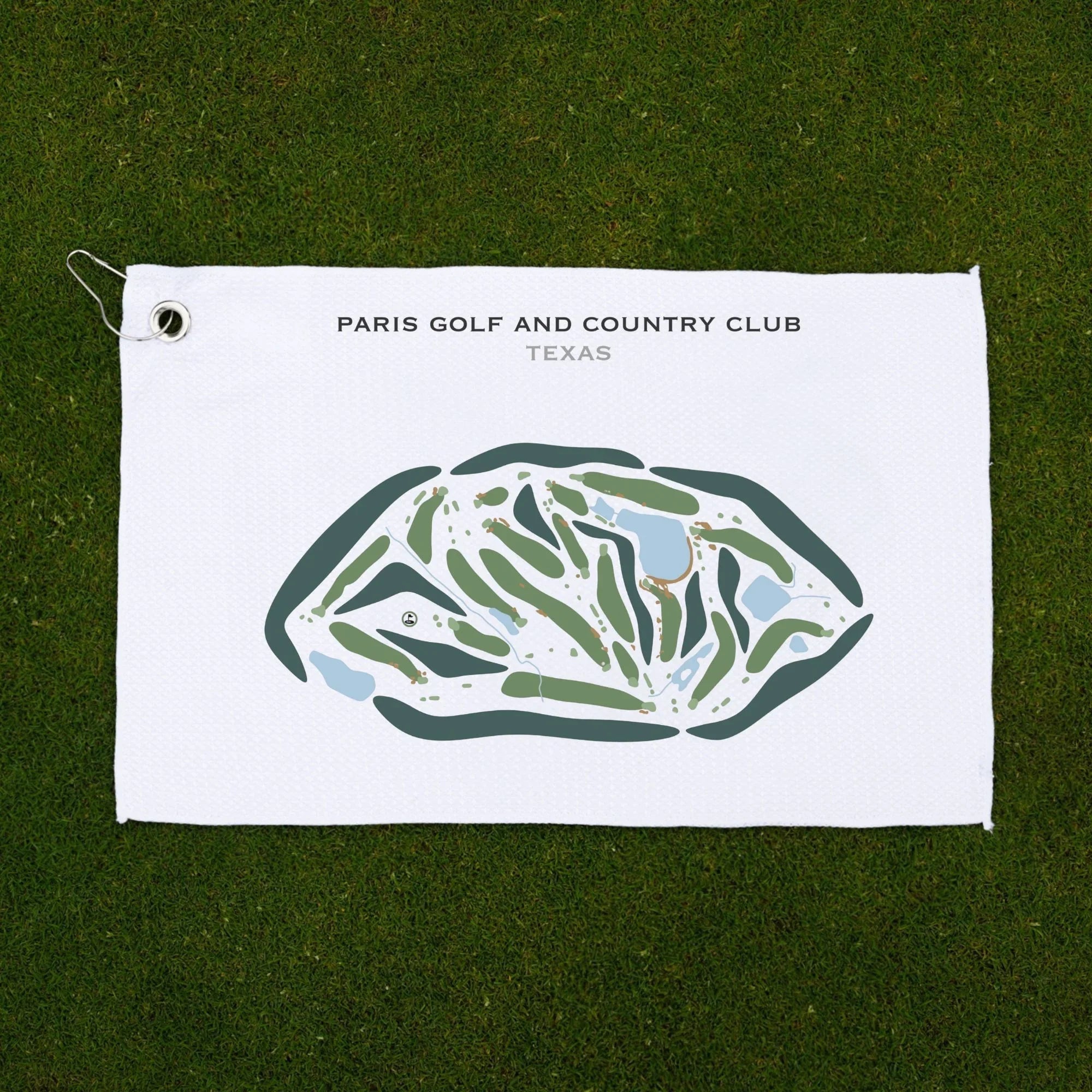 Paris Golf and Country Club, Texas - Printed Golf Courses