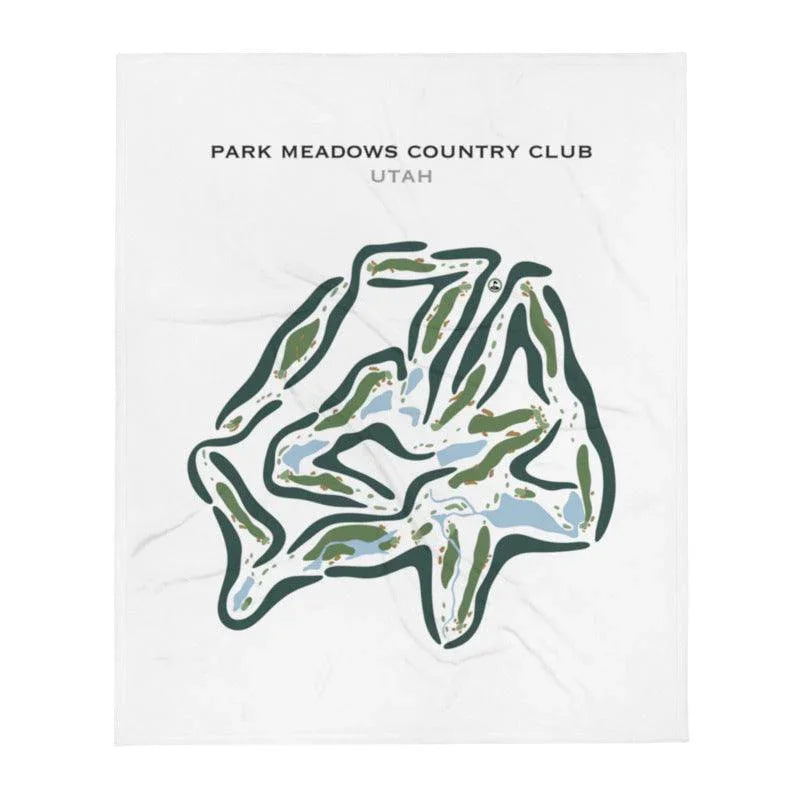 Park Meadows Country Club Golf Course Map, Utah - Printed Golf Courses