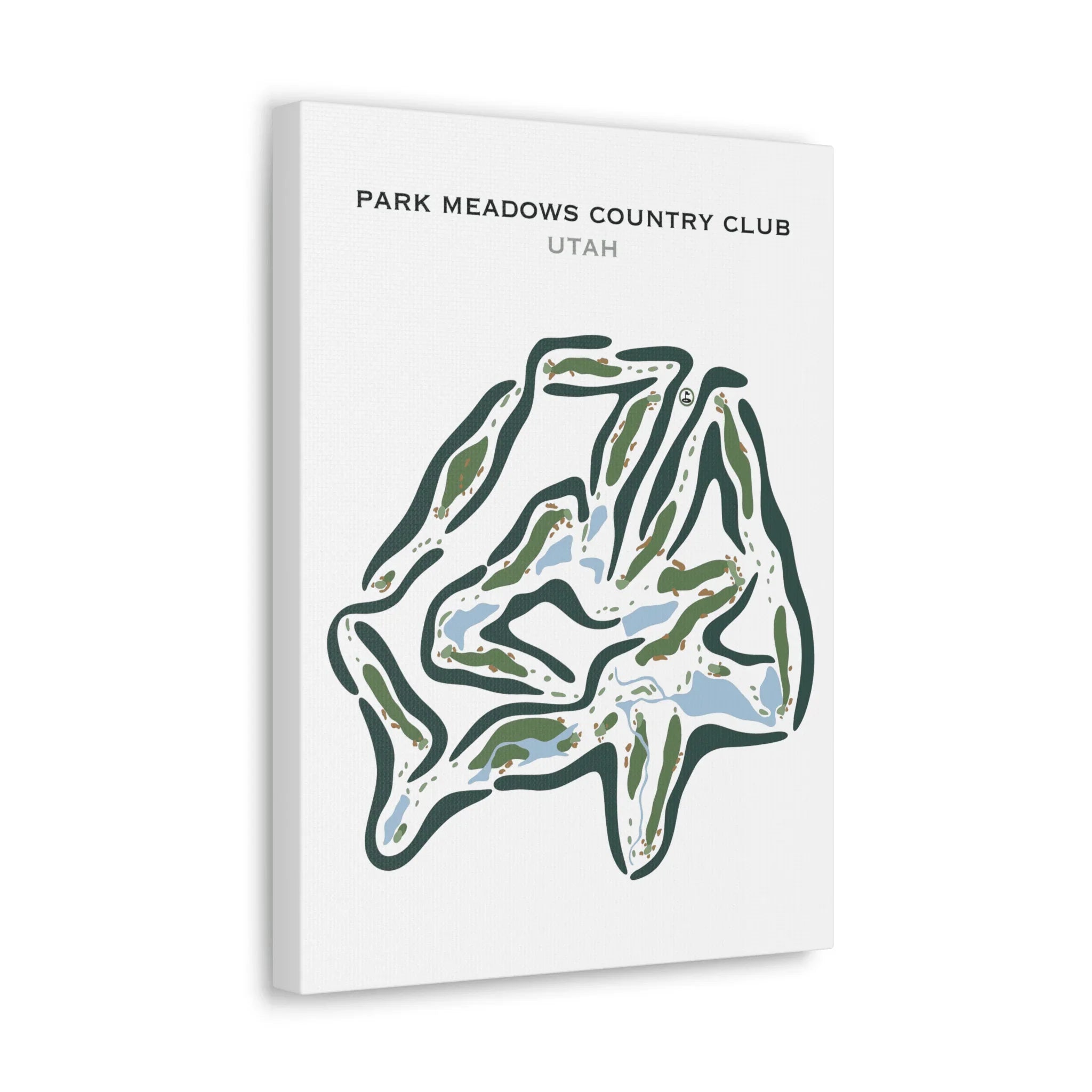 Park Meadows Country Club Golf Course Map, Utah - Printed Golf Courses