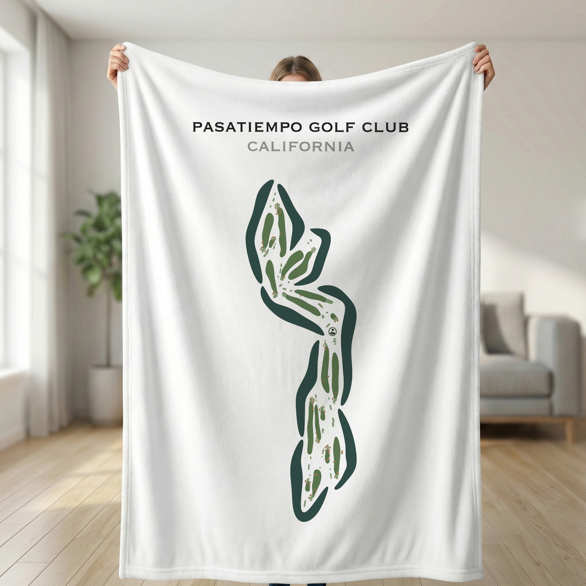 Pasatiempo Golf Club, Santa Cruz California - Printed Golf Courses