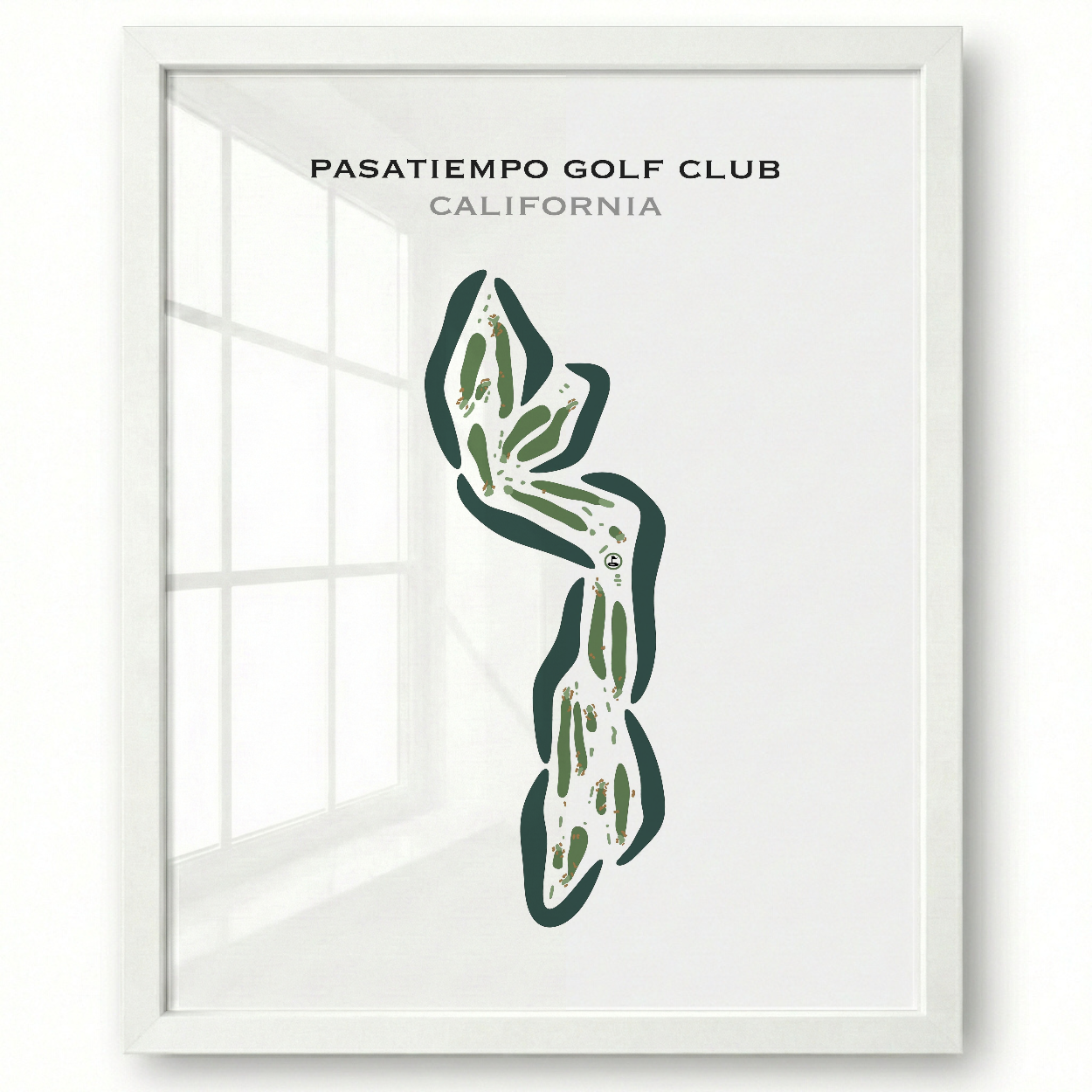 Pasatiempo Golf Club, Santa Cruz California - Printed Golf Courses