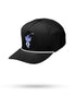Perforated Rope Hat - Space Golfer - Black