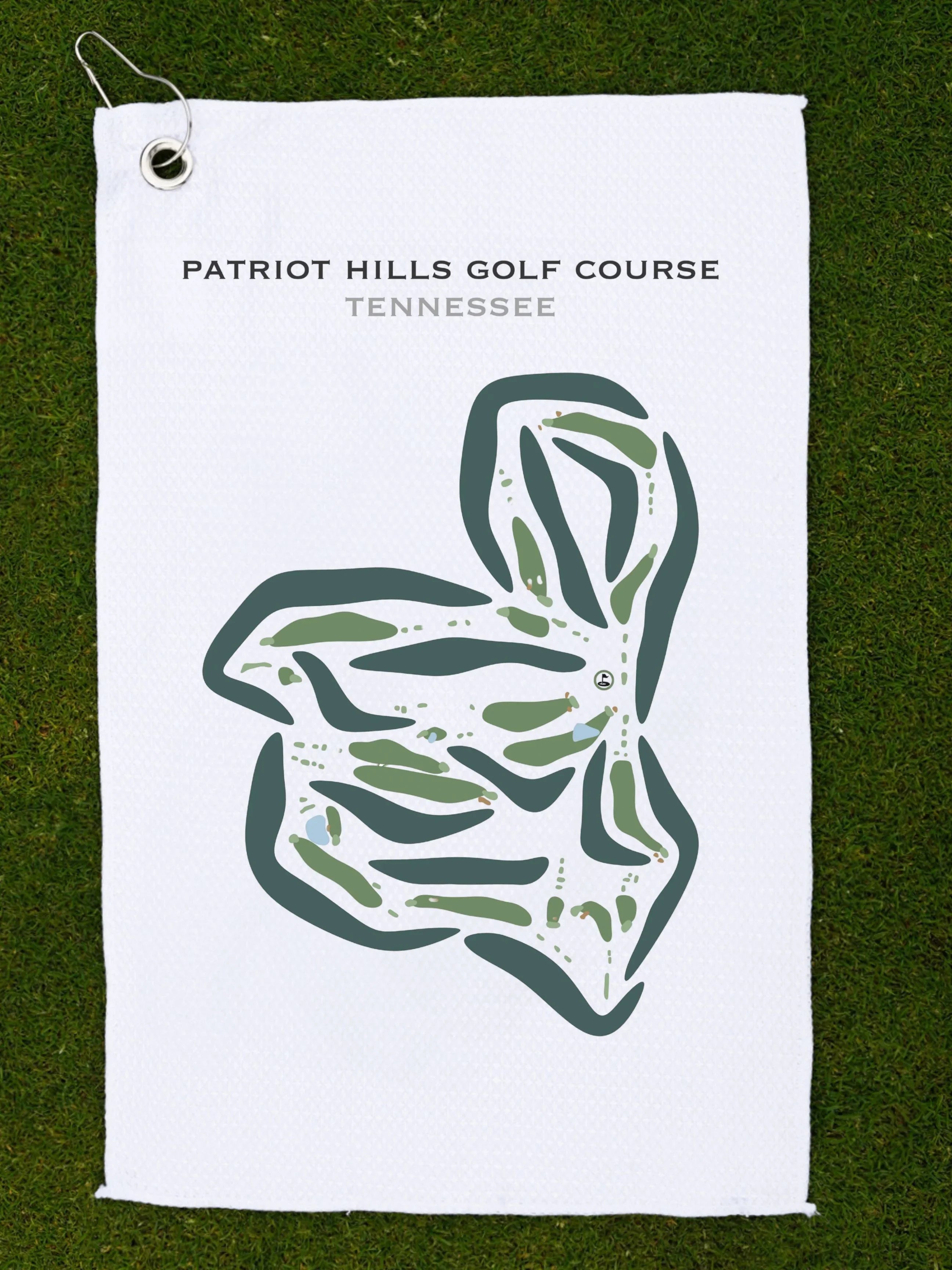 Patriot Hills Golf Course, Tennessee - Printed Golf Courses