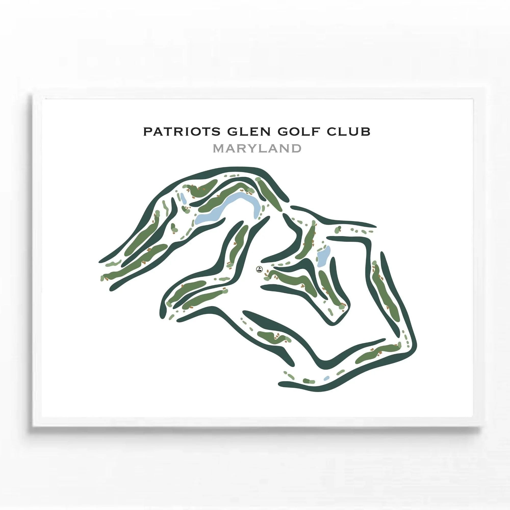 Patriots Glen Golf Club, Maryland - Printed Golf Courses