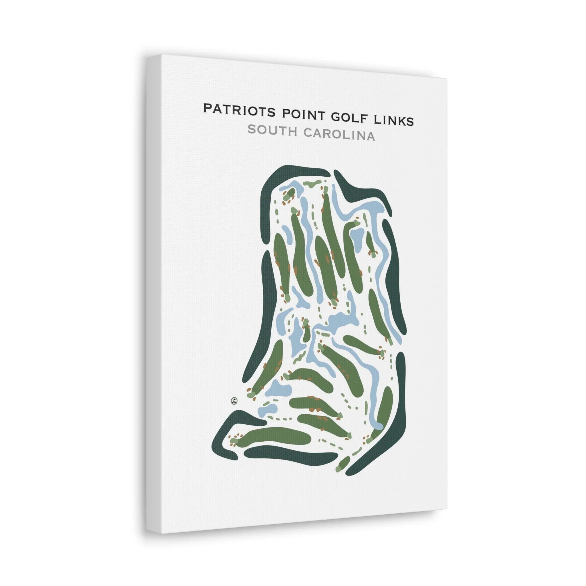 Patriots Point Links, South Carolina - Printed Golf Courses