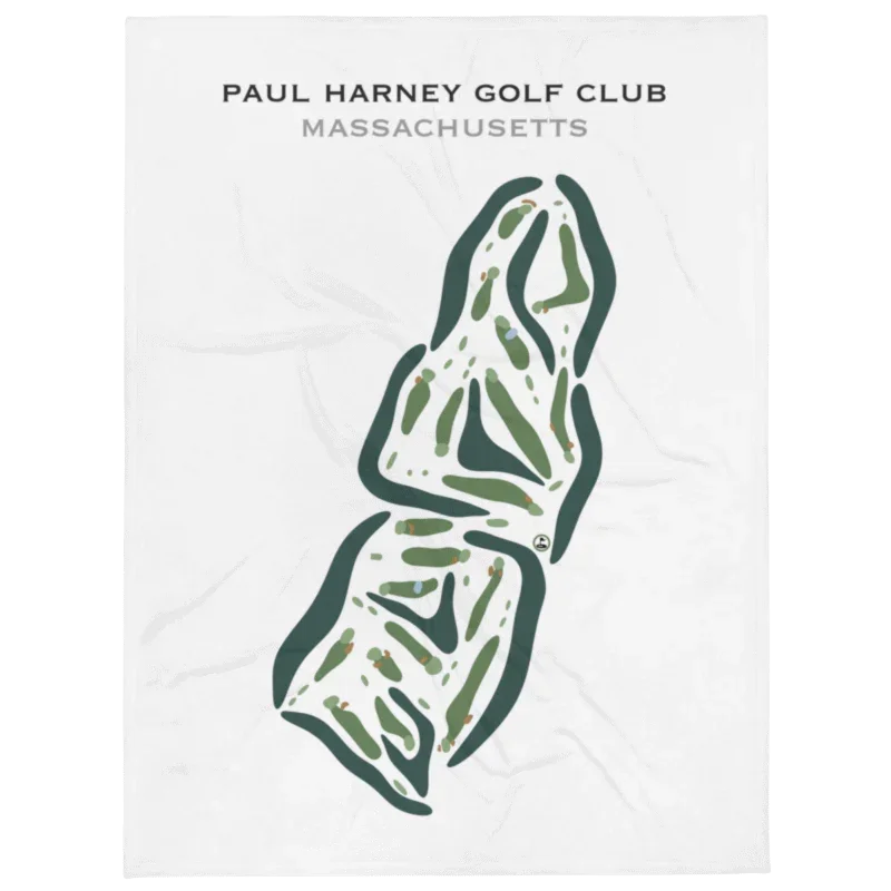 Paul Harney Golf Course, Massachusetts - Printed Golf Courses