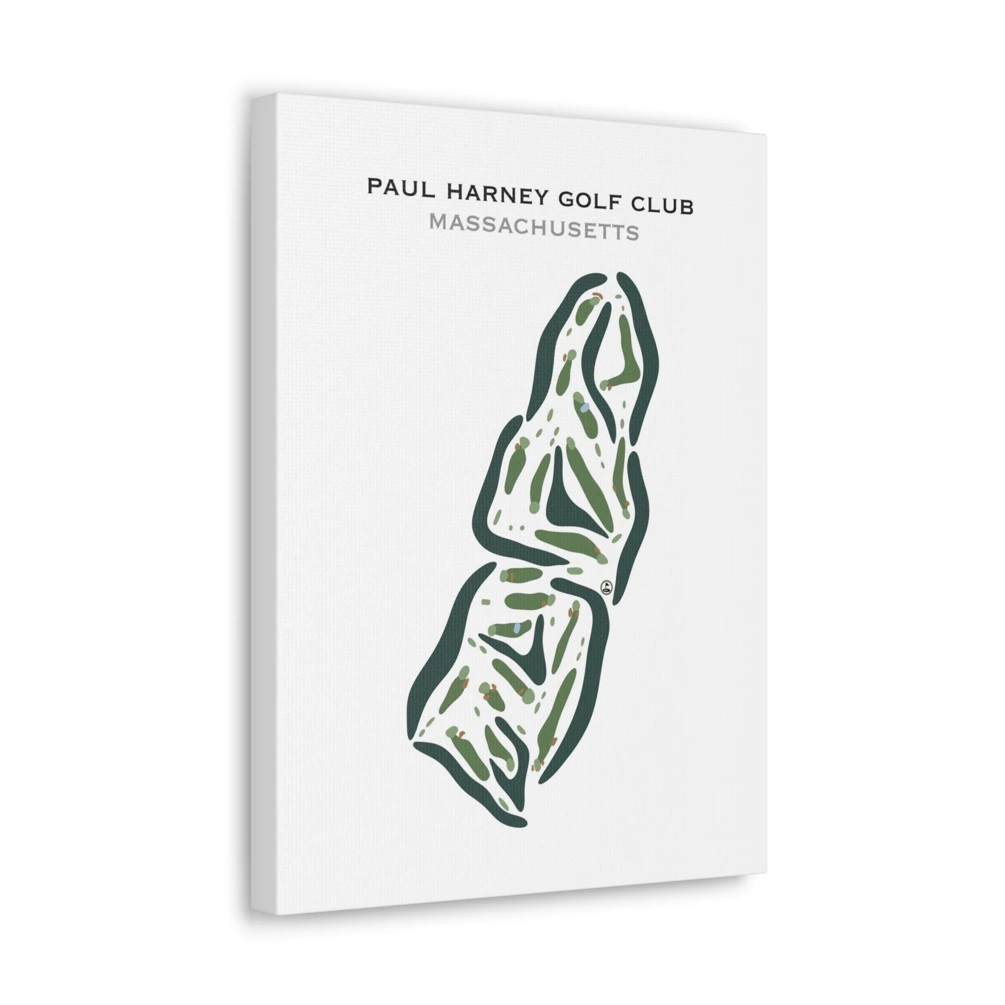 Paul Harney Golf Course, Massachusetts - Printed Golf Courses