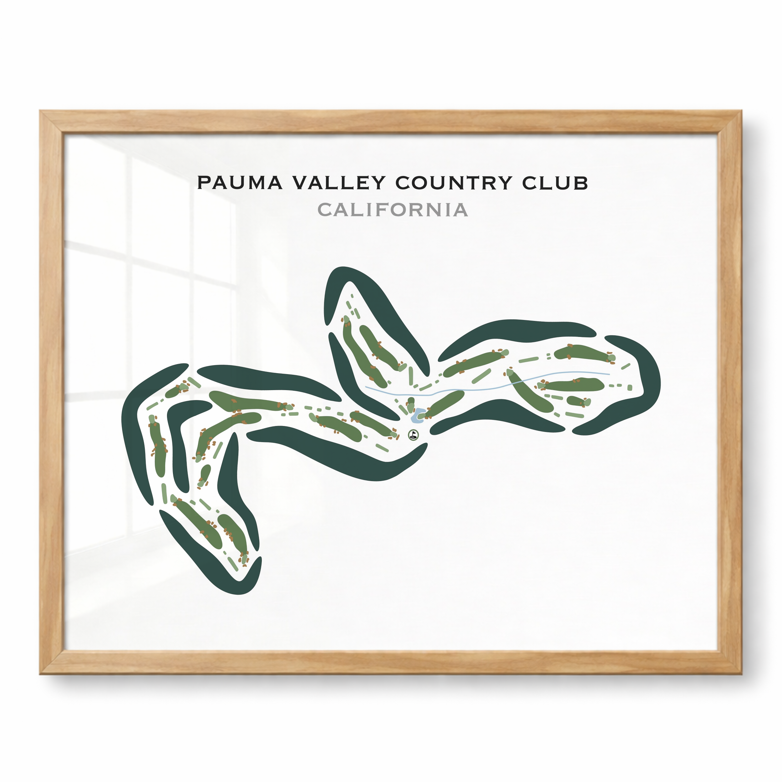 Pauma Valley Country Club, California - Printed Golf Courses