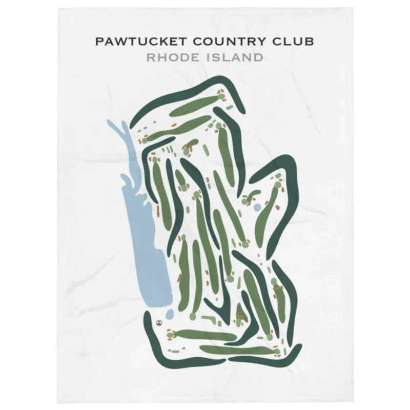 Pawtucket Country Club, Rhode Island - Printed Golf Courses