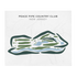 Peace Pipe Country Club, New Jersey - Printed Golf Courses